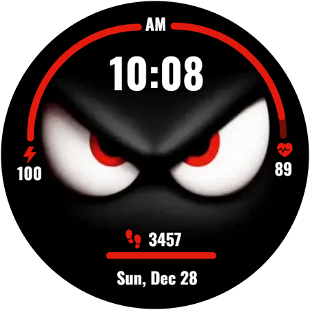Animated Silly Smile WatchFace app icon