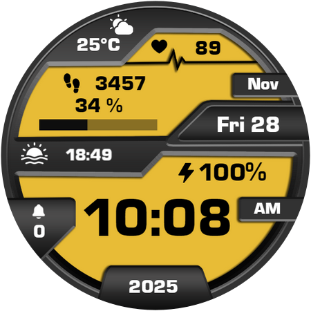 YSR Digital Watch Face app icon
